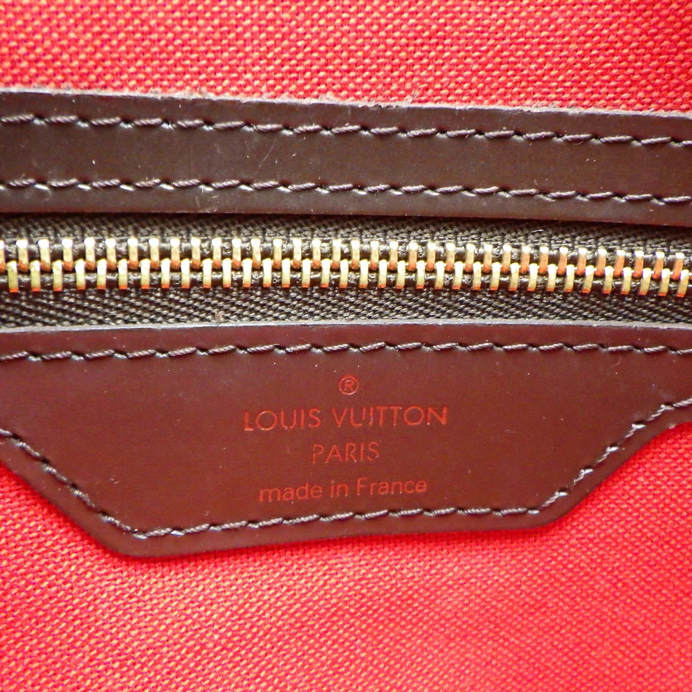 Louis VUITTON Chelsea Tote Bag Hobo Damier Ebene Brown compatible padlock